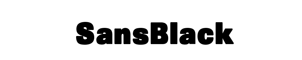 SansBlack