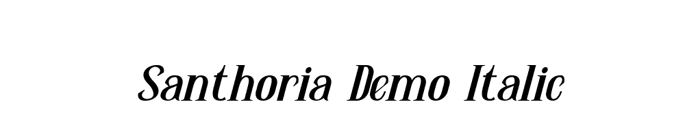 Santhoria-Demo-Italic