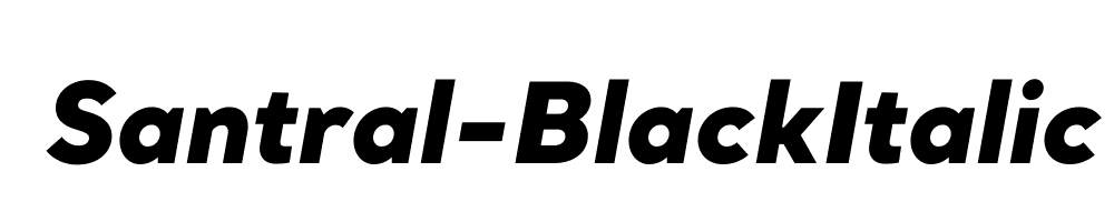 Santral-BlackItalic