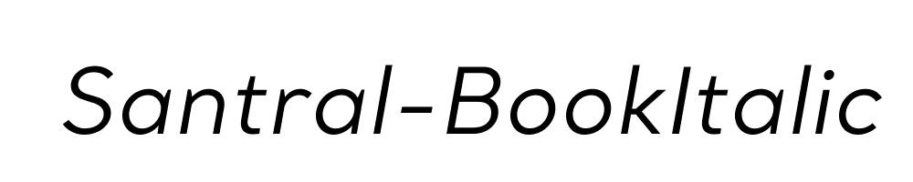 Santral-BookItalic