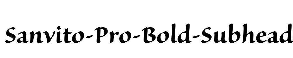 Sanvito-Pro-Bold-Subhead