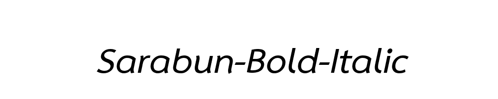 Sarabun-Bold-Italic