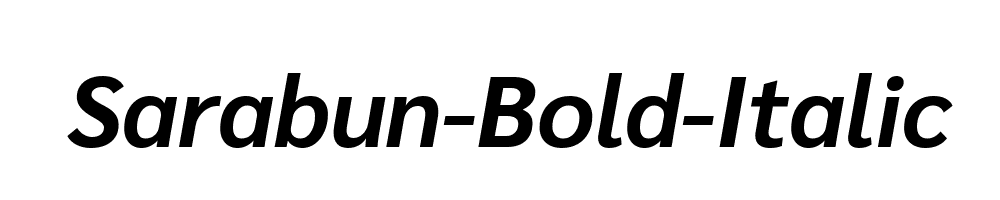 Sarabun-Bold-Italic