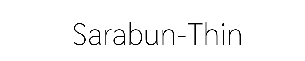 Sarabun-Thin