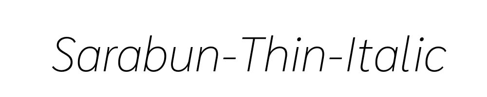 Sarabun-Thin-Italic