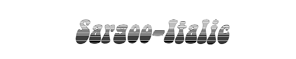 Sargoo-Italic