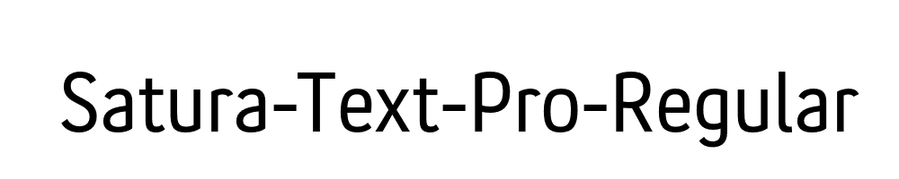 Satura-Text-Pro-Regular