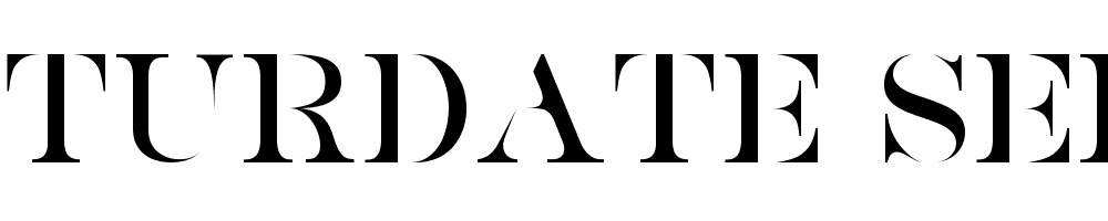 SATURDATE-SERIF