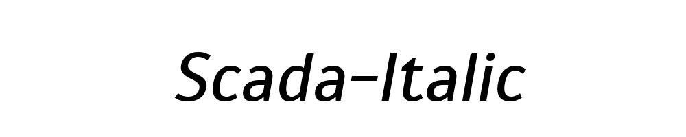 Scada-Italic