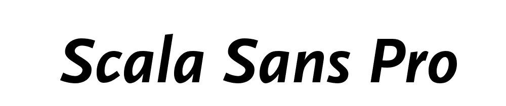 Scala Sans Pro