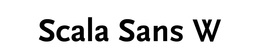 Scala Sans W