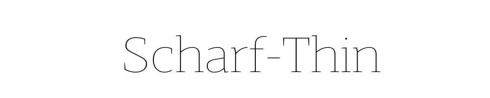 Scharf-Thin