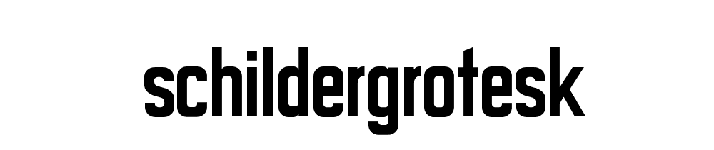 Schildergrotesk