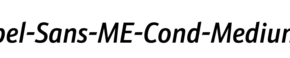 Schnebel-Sans-ME-Cond-Medium-Italic