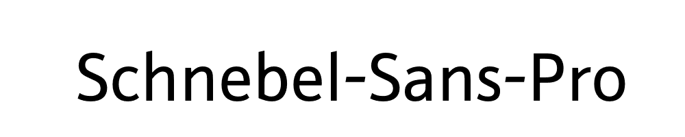 Schnebel-Sans-Pro