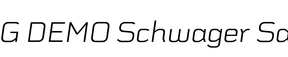  DEMO Schwager Sans Light Italic