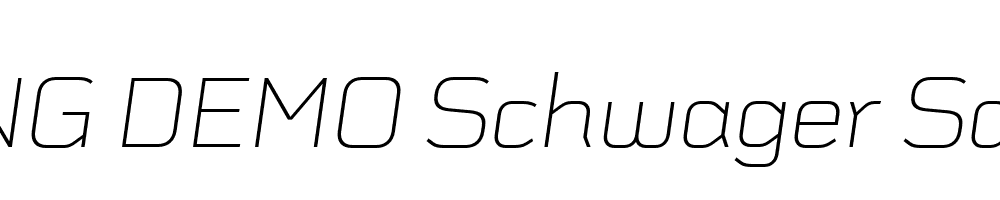  DEMO Schwager Sans Thin Italic