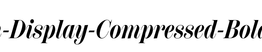 Scotch-Display-Compressed-Bold-Italic