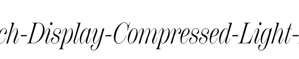 Scotch-Display-Compressed-Light-Italic