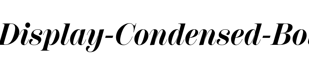 Scotch-Display-Condensed-Bold-Italic