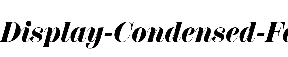 Scotch-Display-Condensed-Fat-Italic