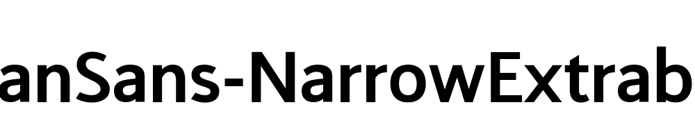 SeanSans-NarrowExtrabold