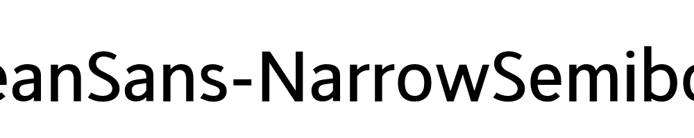 SeanSans-NarrowSemibold