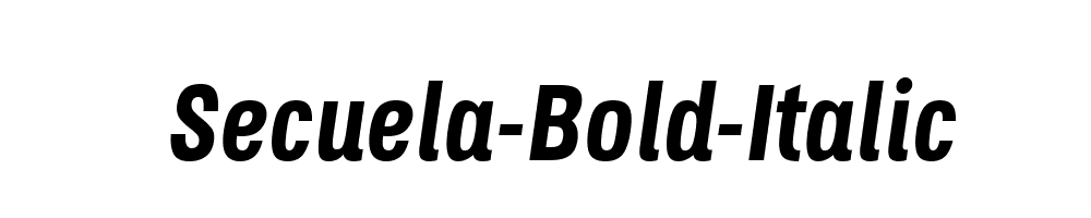 Secuela-Bold-Italic