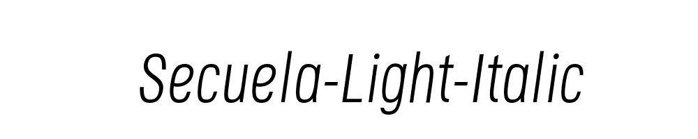 Secuela-Light-Italic