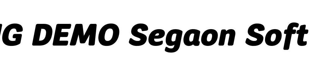  DEMO Segaon Soft Black Italic