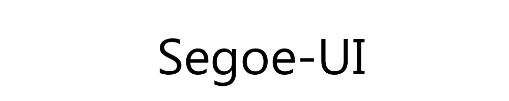 Segoe-UI