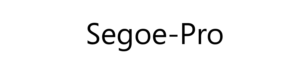 Segoe-Pro