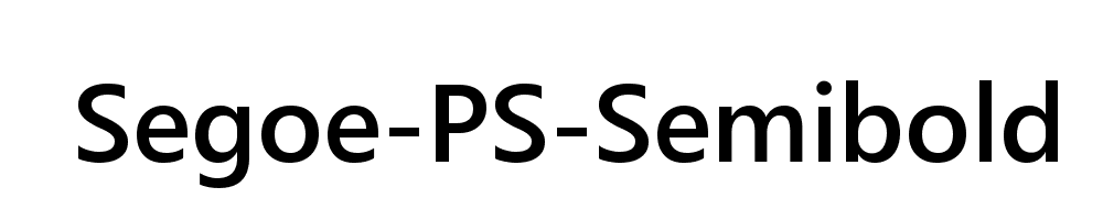 Segoe-PS-Semibold