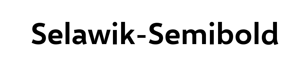 Selawik-Semibold