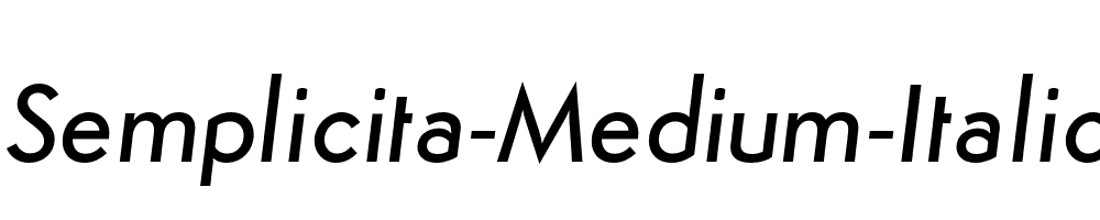 Semplicita-Medium-Italic