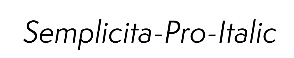 Semplicita-Pro-Italic