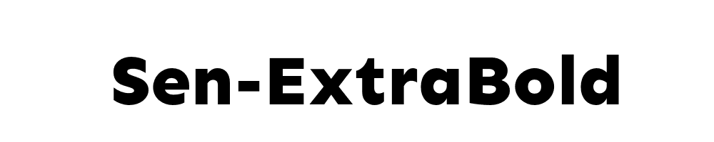 Sen-ExtraBold