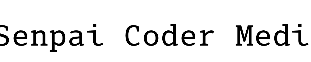 FSP DEMO Senpai Coder Medium Regular