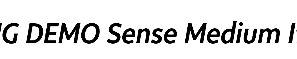  DEMO Sense Medium Italic Regular