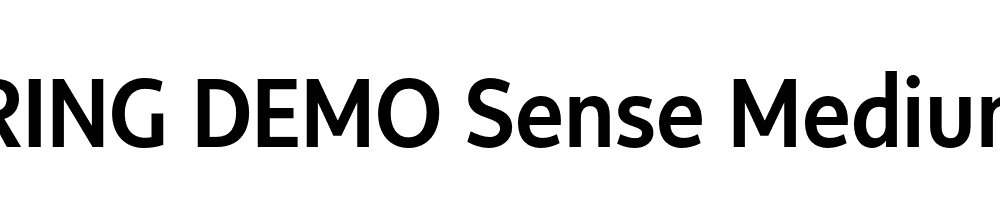  DEMO Sense Medium Regular