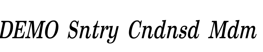 FSP DEMO Sntry Cndnsd Mdm Italic