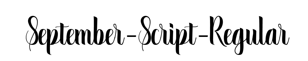 September-Script-Regular