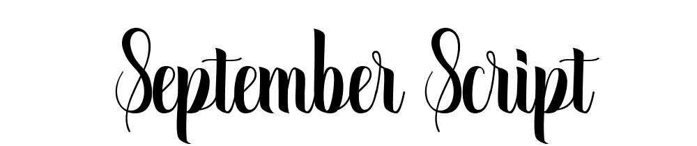 September Script font Full Family Free [Download Now]