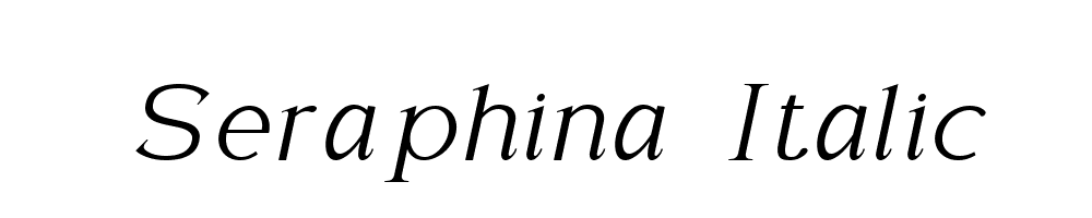 Seraphina-Italic