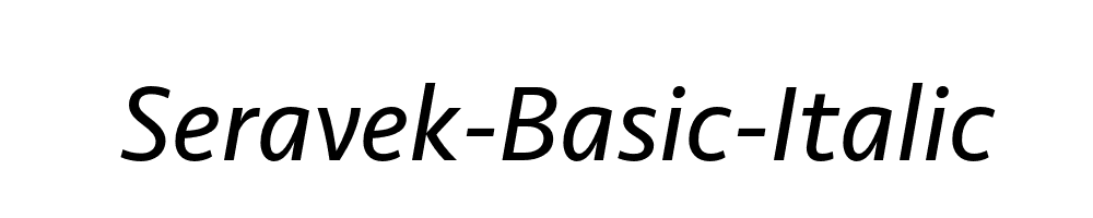 Seravek-Basic-Italic