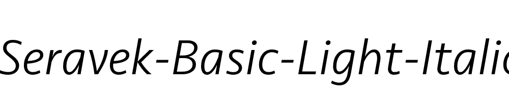 Seravek-Basic-Light-Italic