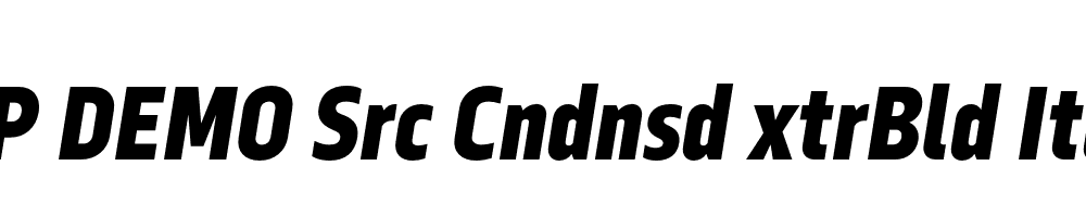 FSP DEMO Src Cndnsd xtrBld Italic