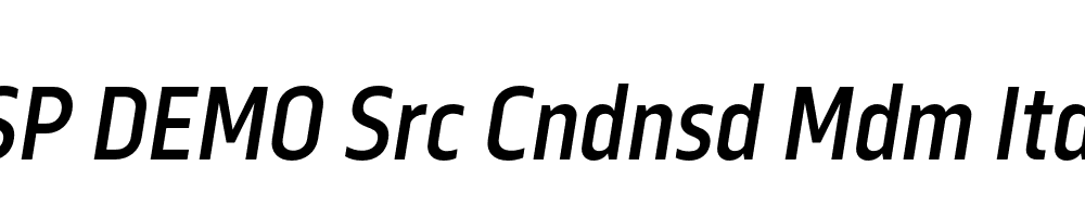 FSP DEMO Src Cndnsd Mdm Italic