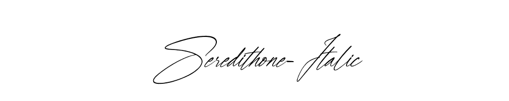 Seredithone-Italic