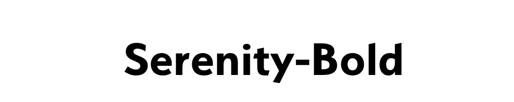 Serenity-Bold